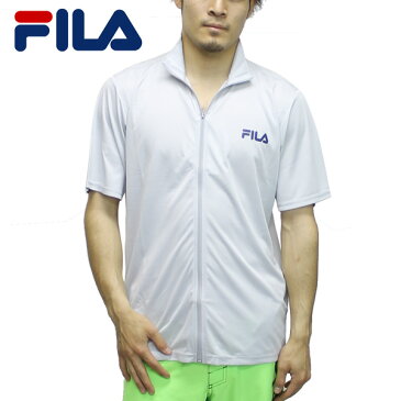 「クーポン5%off 23日10時迄」【ゆうパケット】18SS FILA ラッシュガード 428-287: gy 正規品/フィラ/メンズ/半袖/428287/surf