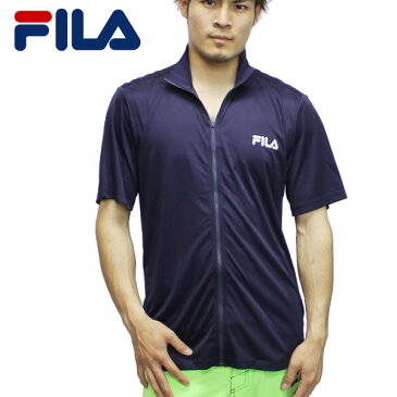 「全品5倍 5月1日18時〜7日迄」【ゆうパケット】18SS FILA ラッシュガード 428-287: nv 国内正規品/フィラ/メンズ/半袖/428287/surf