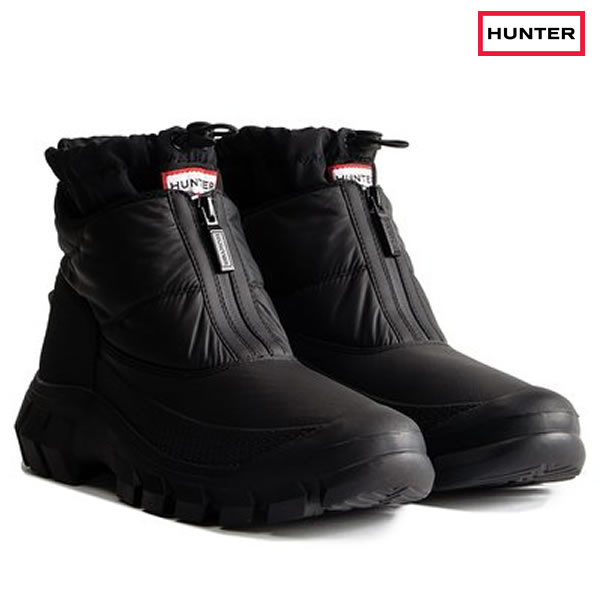 ハンターブーツ スノーブーツ メンズ 「全品5-10倍 21日08時迄」23FW HUNTER メンズ 防寒ブーツ intrepid zip ankle snow boot MFS6000WWU: 国内正規品/長靴/シューズ/ハンター