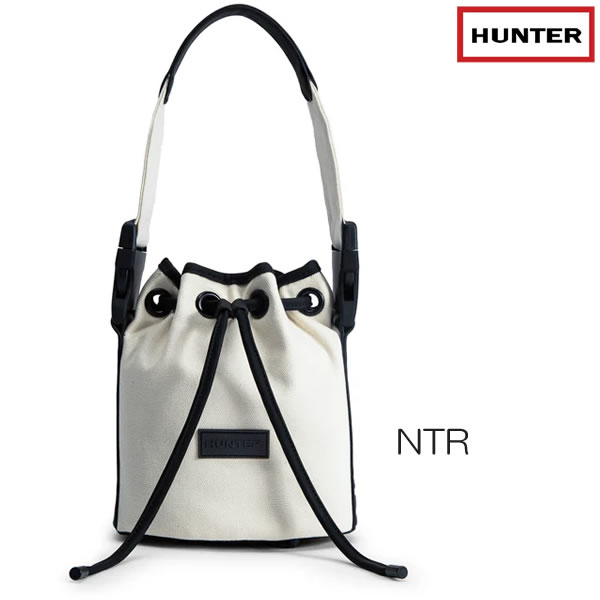 Rakuten - 「全品5-15倍 6月2日08時迄」HUNTER ショルダーバッグ UBS3935CAA REFINED DRAWSTRING CANVAS BUCKET: 日本正規品/バッグ/ハンター/ポーチ/cat-fs