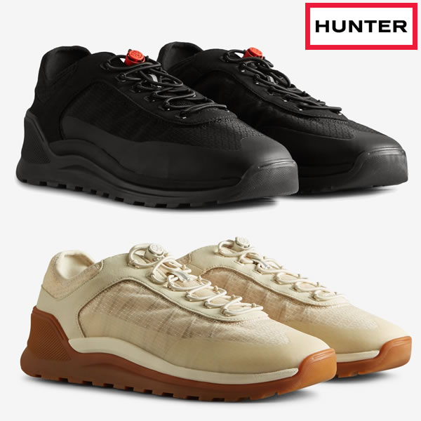 「全品5-15倍 29日12:00-2日08時迄」BLK/29cmのみ HUNTER スニーカー Men's Travel Trainer MFF9100REN: 正規品/ハンター/靴/メンズ/男性用スニーカー/cat-fs