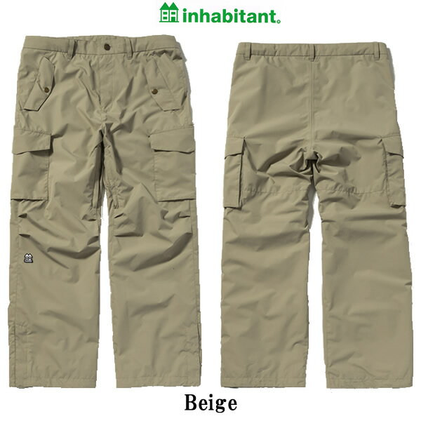 「全品5-15倍 18日08時迄」23-24 INHABITANT パンツ SWEDISH ARMY PANTS ISM23OB53: 正規品/インハビタント/メンズ/スノーボードウエア/スノボ/snow 2