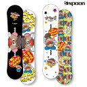 23-24 SPOON 子供用 スノーボード JUNIOR POTATO HEAD フラットキャンバー: 正規品/ジュニア/キッズ/スプーン/snow