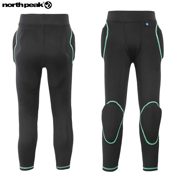 「全品5-10倍 16日08時迄」24-25 子供用 NORTH PEAK ヒッププロテクター ロング NP-1608: 正規品/ノースピーク/ジュニア/キッズ/スノーボード/スノボ/snow