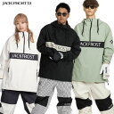 JACKFROST スノージャケット WIDE JK JFJ96100　 定価　￥26,000（税抜き） 2層のワイドプルオーバージャケット。トレンドのビッグシルエット！中綿が入っていないので軽くて動きやすい！前、後にブランドを象徴するプリント！カラーは6色展開です。前ポケットにはファスナー付きのポケットを装備。左ポケットに便利なキーフック付きです。左裾には収納パスケース付きです。 素材 CANVAS 表地 ポリエステル100% (ポリウレタンラミネート加工) 裏地 ポリエステル100% 耐水圧 98kpa(10,000mm) 透湿度 5,000g/24hr ☆予めご了承下さいませ☆ ◆ 在庫システムのデータ反映タイムラグ等により、まれにご注文商品が欠品している場合がございます。 ◆ お使いのパソコンやモニターの環境により、色に違いが 出ることがあります。