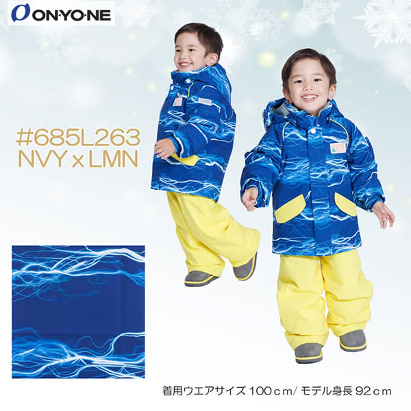 セカンドブランドの「全品5-15倍 19日08時迄」100のみ 23-24 子供用 RESEEDA スノースーツ TODDLER SUIT RES56003: 正規品/オンヨネ/レセーダ/ジュニア・キッズ/上下セット/スキー/スノーボード/ウエア｜アングル3