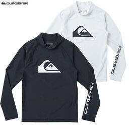 「全品5-10倍 5月1日迄」【ゆうパケット】24SS 子供用 QUIKSILVER ラッシュガード ALL TIME LR YOUTH KLY241021: 正規品/クイックシルバー/ジュニア/キッズ/半袖Tシャツ/surf