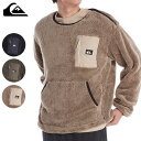 「全品5-10倍 5月1日迄」21FW QUIKSILVER フリース M&W POCKET CREW qpo214012： 正規品/クイックシルバー/メンズ/クルー/snow