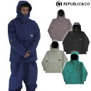23-24 REPUBLIC&CO ジャケット TRAIL PULLOVER JACKET: 正規品/メンズ/スノーボードウエア/リパブリック/snow 1