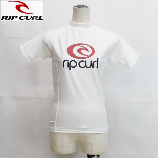 【ゆうパケット】15SS レディース RIP CURL ラッシュガード x03-876: wht 国内正規品/リップカール/半袖 /surf 1