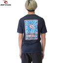 「全品10倍 16日08時迄」【ゆうパケット】23SS RIP CURL ラッシュガードTシャツ SOUL ARCH S/S 138mrv: 正規品/メンズ/リップカール/半袖/surf