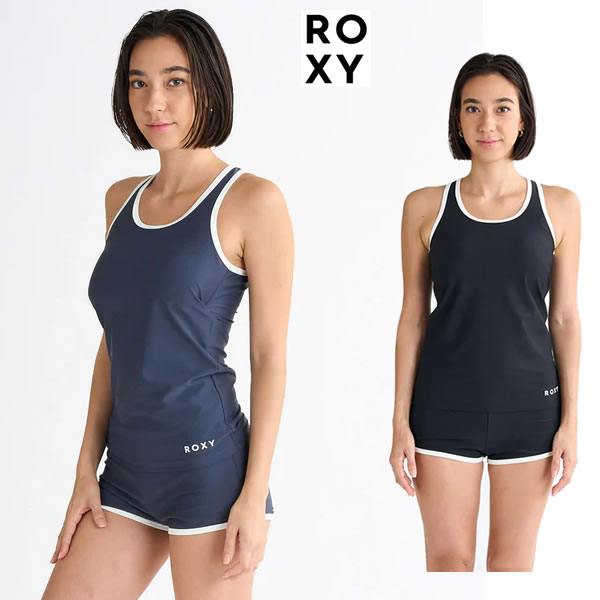 「全品5-10倍 16日08時迄」【ゆうパケット】25SS ROXY 水着 タンキニ RSW251001 DEEP WATER: 正規品/ロキシー/レディース/surf