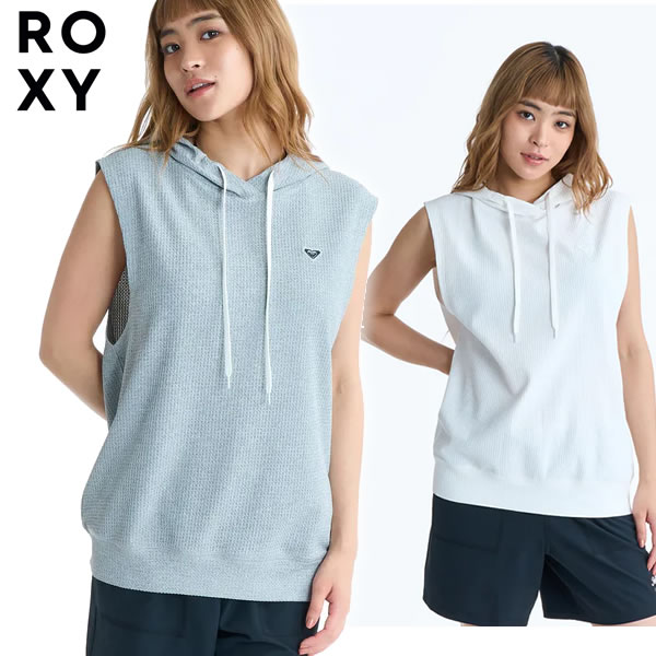 Rakuten - 「全品2-15倍 11日02時迄」【ゆうパケット】26SS ROXY ラッシュフーディ RLY261025 SEASIDE BLUE P/O: 正規品/レディース/ロキシー/ラッシュガード