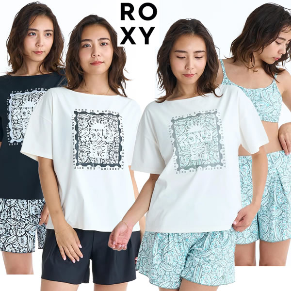 Rakuten - 「全品2-15倍 11日02時迄」26SS ROXY 水着 3点セット RSW261008 REEF NOTE: 正規品/ロキシー/レディース