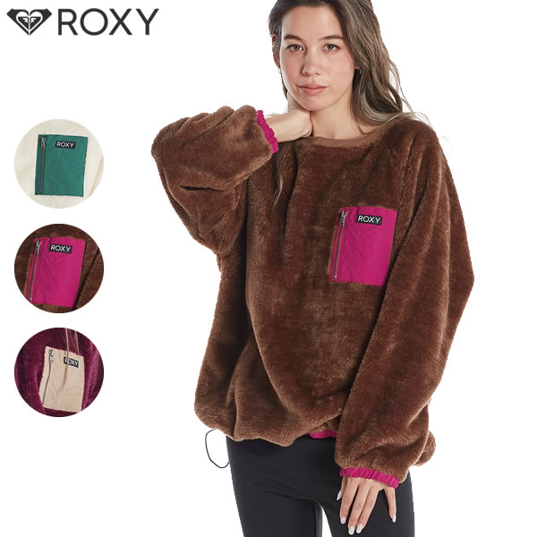 ロキシー アウター レディース 21FW ROXY ボア フリースジャケット OVERSLEEP rpo214054: 正規品/ レディース/ロキシー/ジャケット/snow