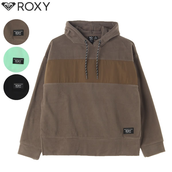 21FW ROXY フリースパーカー PARAKEET HOODIE rpo214056: 正規品/ レディース/ロキシー/ジャケット/snow