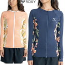 【ゆうパケット】23SS ROXY ラッシュガード LS ZIP LYCRA grjwr03032: 正規品/レディース/ロキシー/長袖/フィットネス/surf