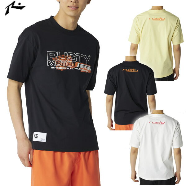 Short Sleeve - 「全品5-15倍 18日08時迄」【ゆうパケット】26SS RUSTY ラッシュガードTシャツ RASH TEE 916-463: 正規品/メンズ/ラスティー/916463/サーフTEE/半袖