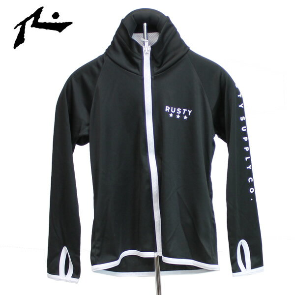 「全品5倍 19日14時〜22日08時迄」【ゆうパケット】22SS 子供用 RUSTY ラッシュガード 969-470 RASH GUARD: blk 国内正規品ジュニア/キッズ/ラスティー/969470/surf/JR/長袖