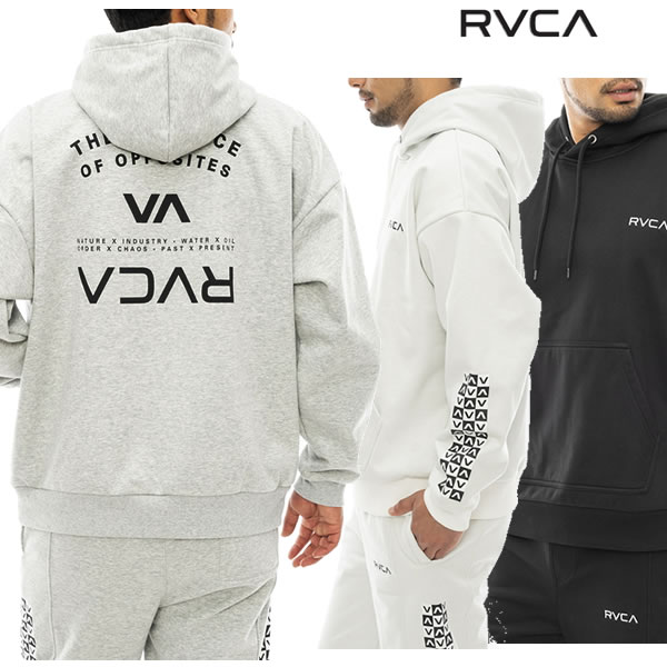 楽天セカンドブランド「全品5-10倍 6月3日08時迄」23FW RVCA パーカー CHECKER HOODIE BD042-048: 正規品/ルーカ/ メンズ/プルオーバー/BD042048/cat-fs