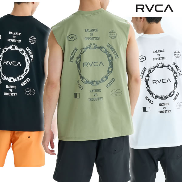 「全品10-16倍 26日08時迄」【ゆうパケット】25SS RVCA ラッシュガード BF04A-853 CHAIN RELEASE SFTT: 正規品/ルーカ/ルカ/メンズ/タンクトップ/BF04A853/surf