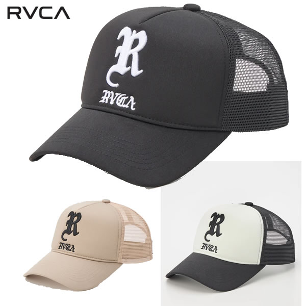 Rakuten - 「全品5-15倍 6月2日08時迄」26SS RVCA キャップ BG041-903 BIG”R”MESH CAP: 正規品/ルーカ/ メンズ/帽子/BG041903