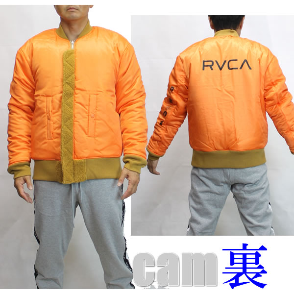 20FW RVCA ジャケット HOTH MA-1 JACKET ba042-765: 正規品/ルーカ/ メンズ/プルオーバー/ba042765/cat-fs