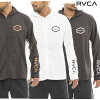 23SS RVCA ラッシュガード VENT LS SURF HOODIE BD041-850: 正規品/ルーカ/ルカ/メ...