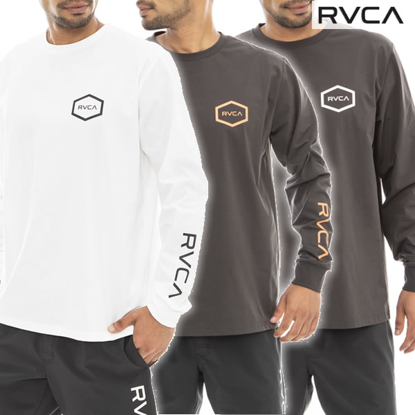 全品5-10倍 6月3日08時迄 【ゆうパケット】23SS RVCA ラッシュガード HEX SURF LS BD041-851: 正規品/ルーカ/ルカ/メンズ/長袖/BD041851/surf