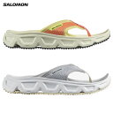 レディース SALOMON サンダル REELAX BREAK 6.0 定価：　￥7,000 (税抜き) L47111400 L47432200 REELAX BREAK 6.0 は、長時間快適な履き心地の画期的なリカバリーシューズ。クッション性の高い EVA フットベッドに柔らかく通気性のあるストラップを組み込むことでゆったりと心地よいホールド感を実現しています。汎用性が高く、効果的な回復へと導きます。 Weight : W 195g / Drop : 6mm / Forefoot stack height : 21mm / Heel stack height : 27mm / Upper : 360度 EVA shaped footbed / MIDSOLE : EnergyCell /SOCKLINER : Molded EVA sockliner / OUTSOLE : Non-marking Cont ◆予めご了承下さいませ◆ 在庫システムのデータ反映タイムラグ等により、まれにご注文商品が欠品している場合がございます。 お使いのパソコンやモニターの環境により、色に違いが 出ることがあります。