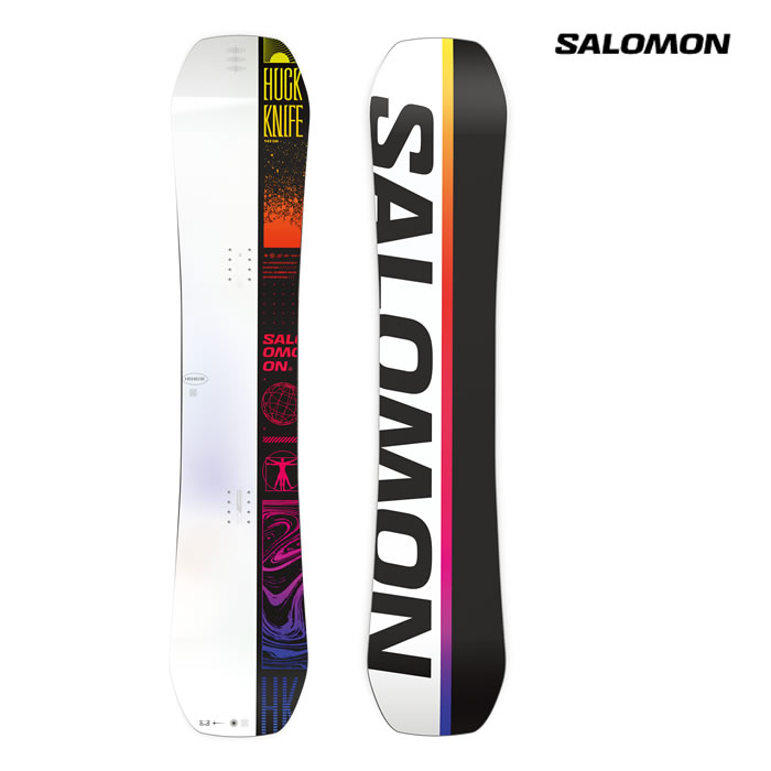 「全品5倍 6日08時迄」23-24 子供用 SALOMON スノーボード HUCK KNIFE GROM L47361100：正規品/サロモン/ハックナイフグロム/ジュニア/キッズ/スノボ/板/snow