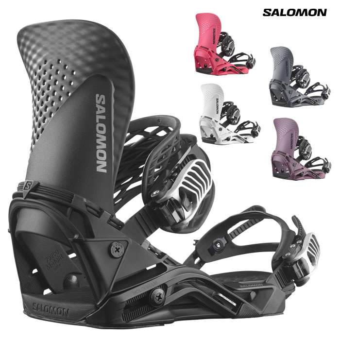 SALOMON バインディング HOLOGRAM L47341300 L47341500 L47646700 L47341700 L47646800 定価：　￥46,000（税抜き） フルリニューアルされたHOLOGRAMバインディングは、優れたコントロール精度、快適性、そしてボードフィールを更に感じられるハイパフォーマンスなフリースタイルライディングのためのボードフィール可能とします。SHADOW FITテクノロジーを採用したミッドフレックスタイプのHOLOGRAMは、ボードとの自然な接続を可能にし、新たに搭載されたレスポンスパッドとケブラー・クイックワイヤーによる正確でダイレクトなエネルギー伝達を提供します。 ■NATURAL CONNECTION ShadowFitは独自の柔らかいヒールカップにより、ブーツとバインディングのナチュラルな一体感と正確な操作性を一日中提供します。 ■PRECISION レスポンスパッドは正確なエネルギー伝達と足裏の感覚を提供するために、解剖学に基づいてデザインされ、高い操作性を実現します。 ■COMFORT 左右非対称ハイバック、足裏の踵側を全てカバーするように配置されたEVA、パワーライトアンクルストラップ、ウルトラフィットトゥストラップが組み合わさり、一日中続く圧倒的な快適性を提供します。 S: 22-24.5cm M: 25-27.5cm L: 28-30cm ※salomonブーツと合わせた場合です。その他メーカーブーツの場合は異なる場合があります。 BASEPLATE: Shadow Fit Baseplate, Kevlar Quickwire, 45% Fiberglass Nylon Composite, Toolfree Adjustable Toe Ramp, Universal Disc, IMS, Power Hook, Unite Disc Compatibility STRAPS: Power lite strap, Ultra-fit toe strap, MicroMax and Toolfree Strap Adjustments HIGHBACK: Hologram, 12° Pre-rotated Shape PADDING: Response Pad, Supreme full EVA, Canted Footbed RATCHETS: MP Ratchet, Aluminum Buckle Lever ◆予めご了承下さいませ◆ 在庫システムのデータ反映タイムラグ等により、まれにご注文商品が欠品している場合がございます。 お使いのパソコンやモニターの環境により、色に違いが 出ることがあります。