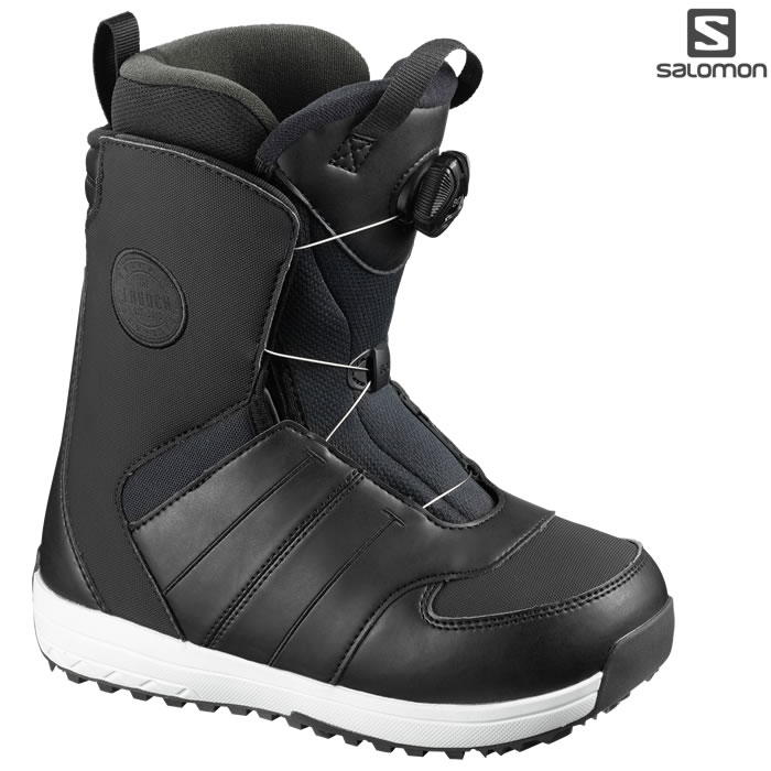 21-22 子供用 SALOMON ブーツ LAUNCH BOA JR: L41214800 正規品/サロモン/スノーボード/スノボ/靴/snow