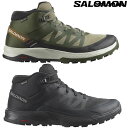 23FW SALOMON シューズ OUTRISE MID GORE-TEX: 正規品/サロモン/メンズ/トレイルランニング/スニーカー/靴/outdoor/L47143500/L47143600