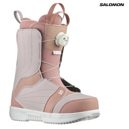 「全品5-10倍 5月1日迄」23-24 レディース SALOMON ブーツ PEARL BOA: 正規品/サロモン/スノーボード/パールボア/靴/snow