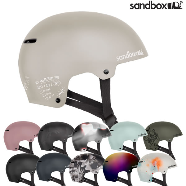 全品10倍 11日02時迄 23SS SANDBOX ヘルメット ICON LOW RIDER: 正規品/サンドボックス/メンズ/スノーボード/スキー/スノボ/snow