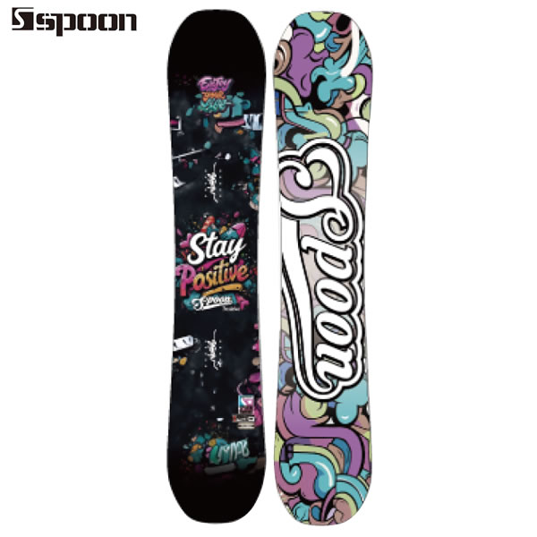 Option - 「全品5-15倍 18日08時迄」25-26 レディース SPOON スノーボード POSITIVE: 正規品/スプーン/板/スノボ