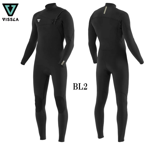 Rakuten - 25SS VISSLA フルスーツ THE SEVEN SEAS COMP 3-2 FULL CHEST ZIP MW32Q7CC2: 正規品/メンズ/ビスラ/ウェットスーツ/surf