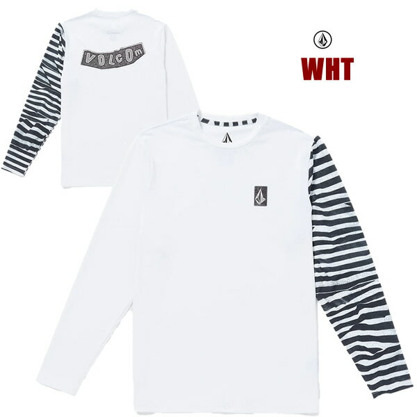 Lのみ【ゆうパケット】24SS VOLCOM ラッシュガードTシャツ RAMP STONE LS A9312404: 正規品/ボルコム/メンズ/長袖/surf