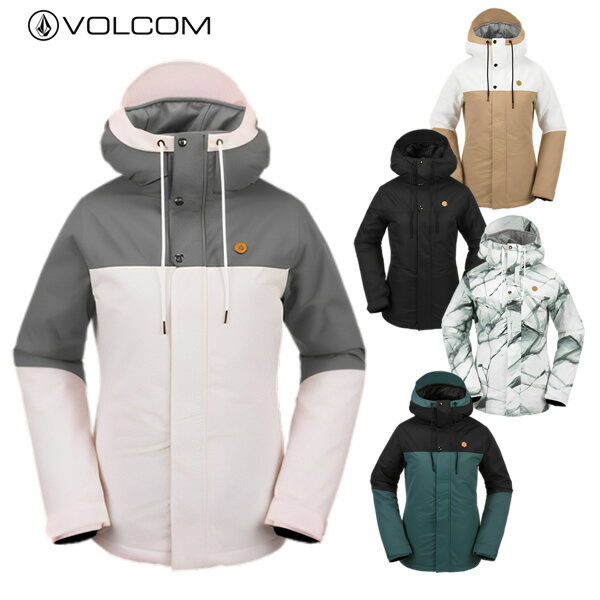 「全品5-10倍 21日08時迄」23-24 レディース VOLCOM ジャケット BOLT INS JACKET H0452413: 正規品/ボルコム/スノーボードウエア/スノ..