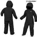 「5%OFFクーポン 31日08時迄」23-24 子供用 VOLCOM つなぎ VOLCOM TODDLER ONE PIECE II0452400: 正規品/...