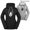 23-24 レディース VOLCOM フードパーカー CORE HYDRO HOODIE H4152406: 正規品/スノーボードウエア/ボルコム/ウェア/スノ...