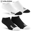 「全品5-10倍 5月1日迄」20SS VOLCOM 靴下3足セット STONE ANKLE SOCK d6321802: 正規品/ボルコム/メンズ/ソックス/surf