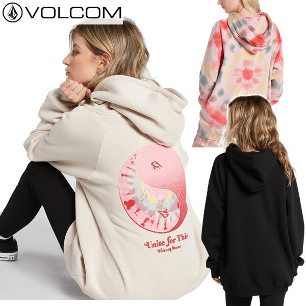 「全品5倍 21日08時迄」21FW レディース VOLCOM フードパーカー TRULY STOKED BOYFRIEND HOODIE b4112108: 正規品/スノーボードウエア/ボルコム/ウェア/スノボ/snow