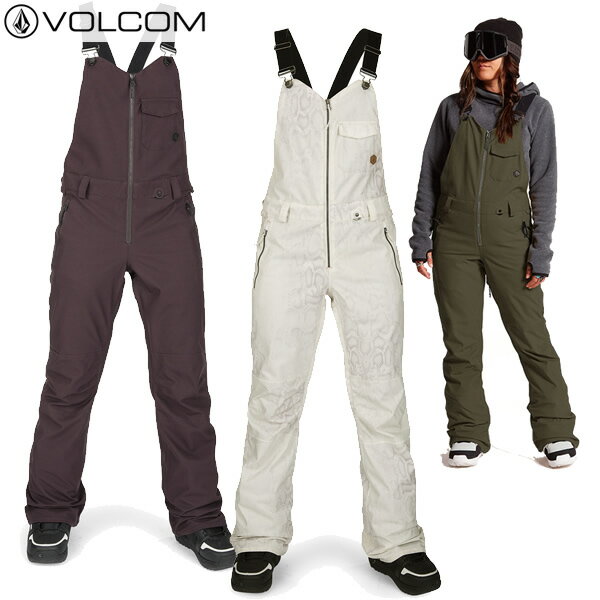 「全品10-15倍 16日08時迄」20-21 レディース VOLCOM ビブパンツ Swift Bib Overall h1352103: 正規品/ボルコム/スノーボードウエア/ウェア/スノボ/snow