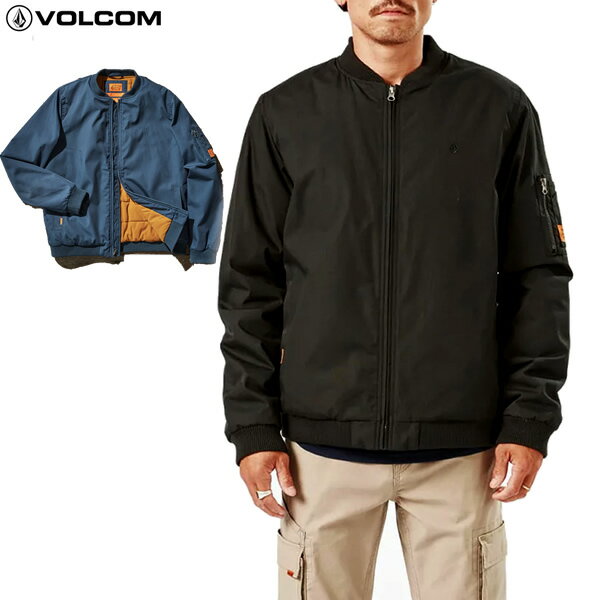 「全品5-15倍 17日12時-21日08時迄」24FW VOLCOM ワークジャケット WORKWEAR BOILER BOMBER JACKET Jacket a1702000: 正規品/メンズ/ボルコム/cat-fs