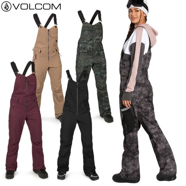 「全品5-10倍 6月3日08時迄」21-22 レディース VOLCOM ビブパンツ Swift Bib Overall h1352103: 正規品/ボルコム/ス…