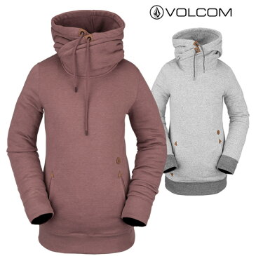 21-22 レディース VOLCOM フードパーカー TOWER PULLOVER FLEECE H4152204: 正規品/スノーボードウエア/ボルコム/ウェア/スノボ/snow