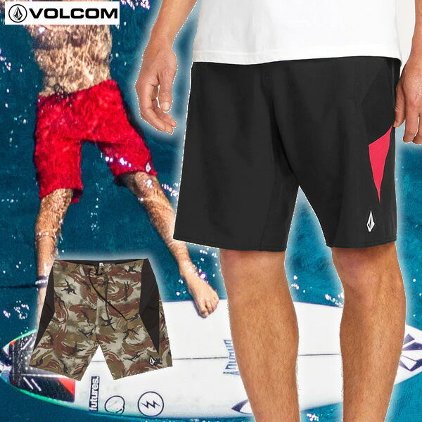 【ゆうパケット】23SS VOLCOM トランクス Surf Vitals Jack Robinson Mod Trunks A0812301: 正規品/メンズ/ボルコム/サーフパンツ/海パン/ボードショーツ/surf 1