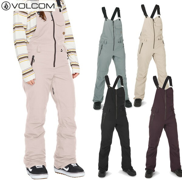 「全品5-10倍 6月3日08時迄」22-23 レディース VOLCOM ビブパンツ Swift Bib Overall h1352311: 正規品/ボルコム/ス…